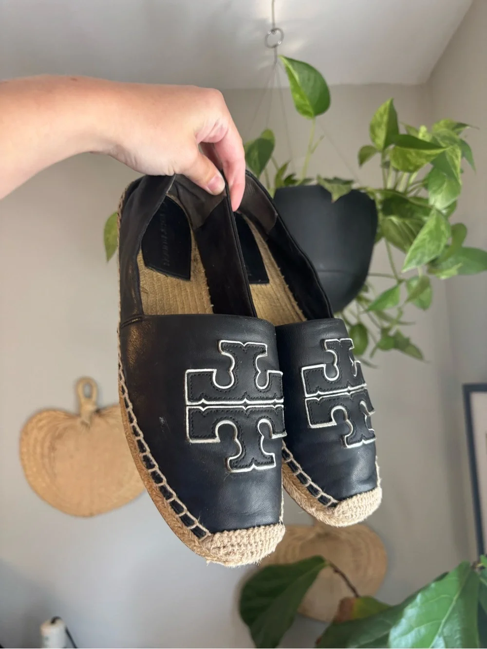 Tory Burch Leather Espadrilles- 8